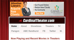 Desktop Screenshot of cardinaltheater.com